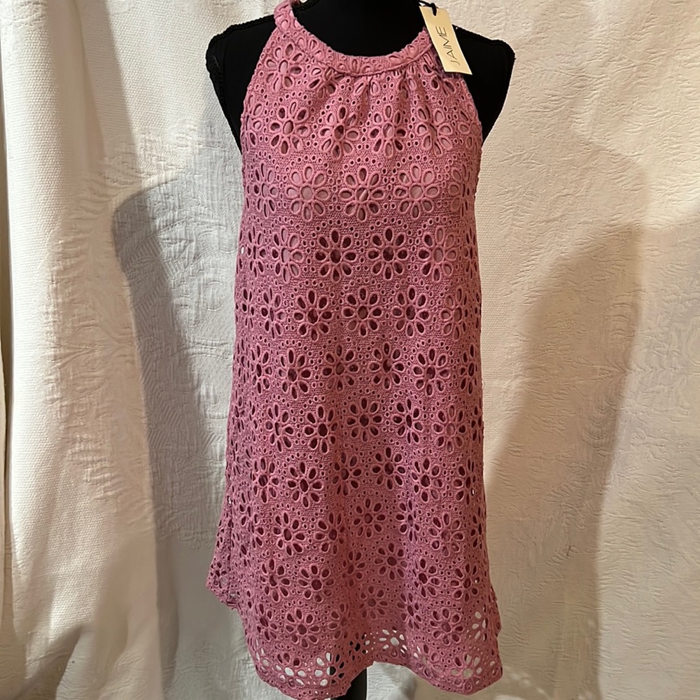 Jaime sleeveless‎ lace dress, size small, NWT